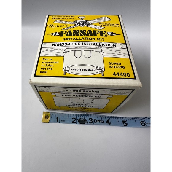 REIKER FanSafe Installation Kit 44400 - Ceiling Fan & Light Fixtures Ear… - Picture 8 of 8